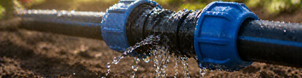 Собрать водопровод из пнд на даче: готовая схема под полив и бытовую воду