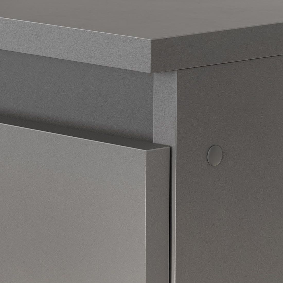 Комод Денвер 801х978х390 мм 4 ящика Графит серый
