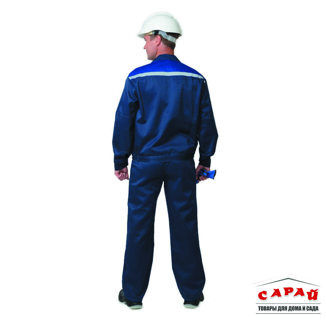 Костюм Легионер куртка, п/комб темно-синий с васильковым СОП р.96-100/170-176