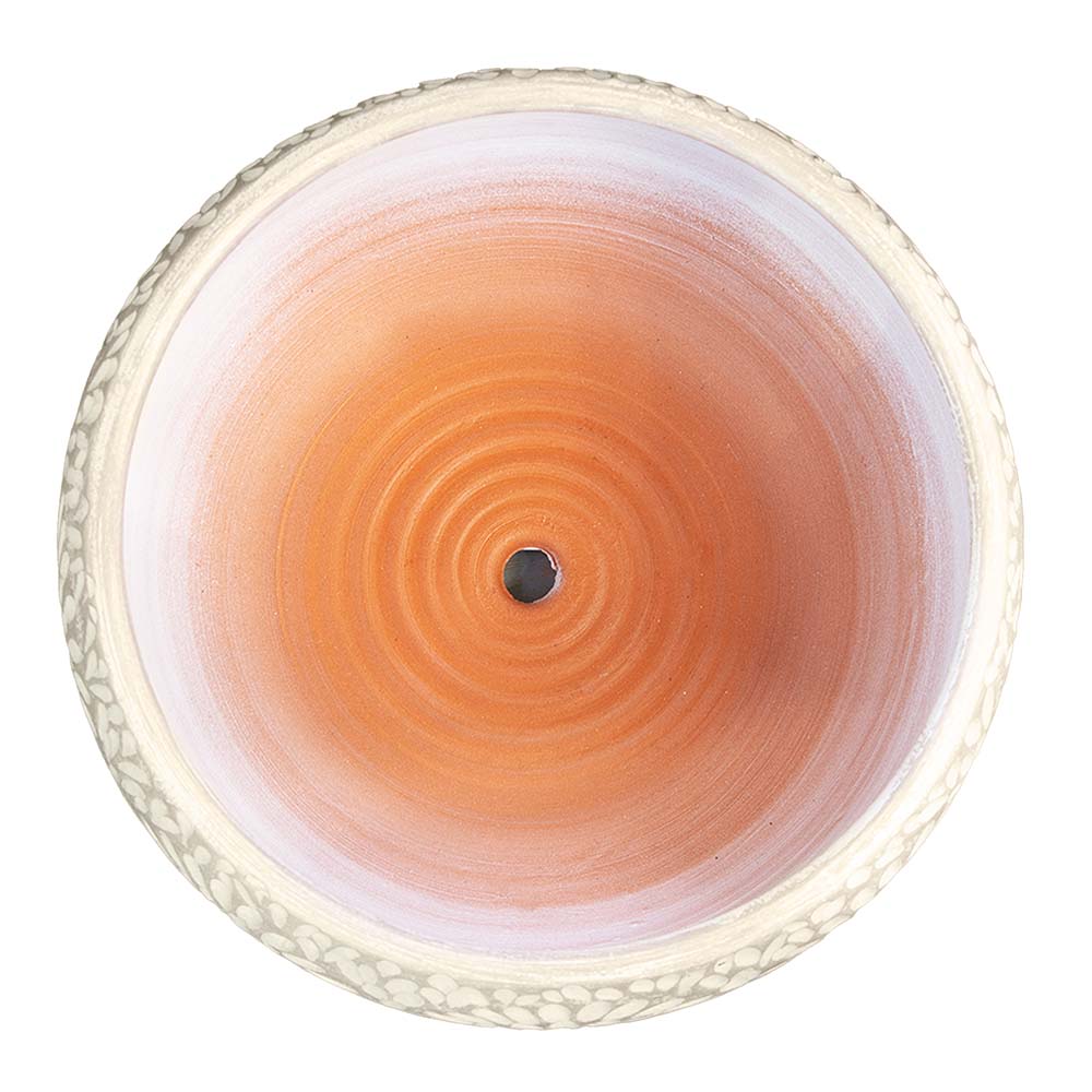 Горшок цветочный Астра Плошка 2 бело-жемчужный 4-23 А5-223 2,8 л