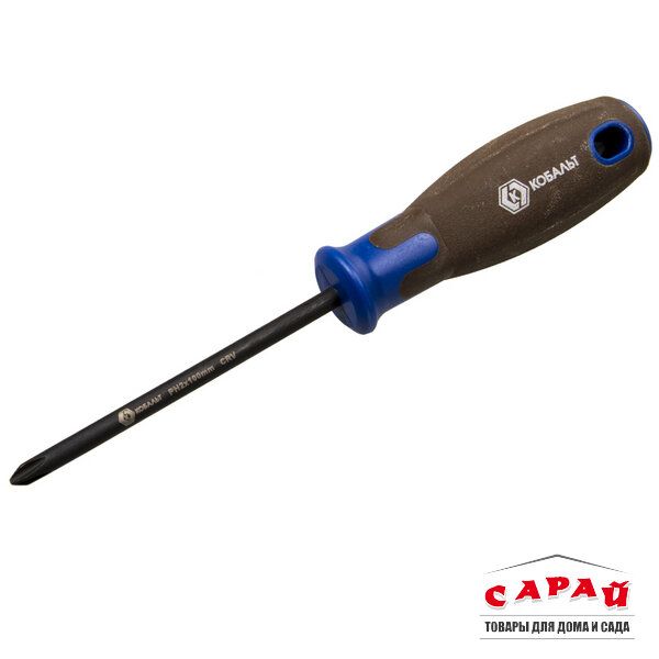 Отвертка крестовая PH2х100 мм Polywood Кобальт 912-106