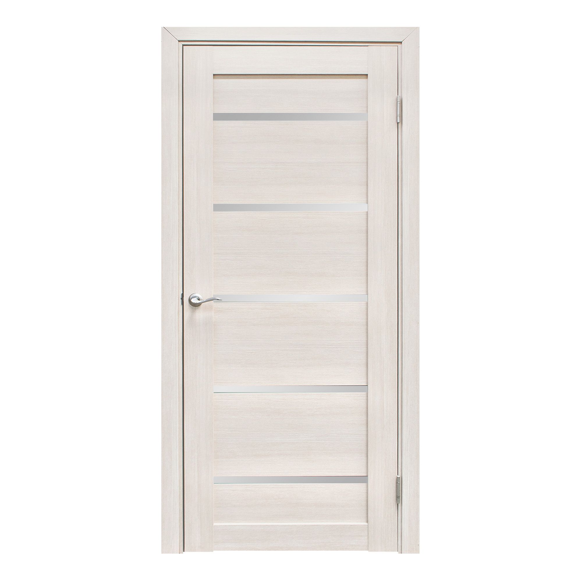 Полотно дверное ДО NIKI №5 Сахара ПВХ 800мм дуб светлый