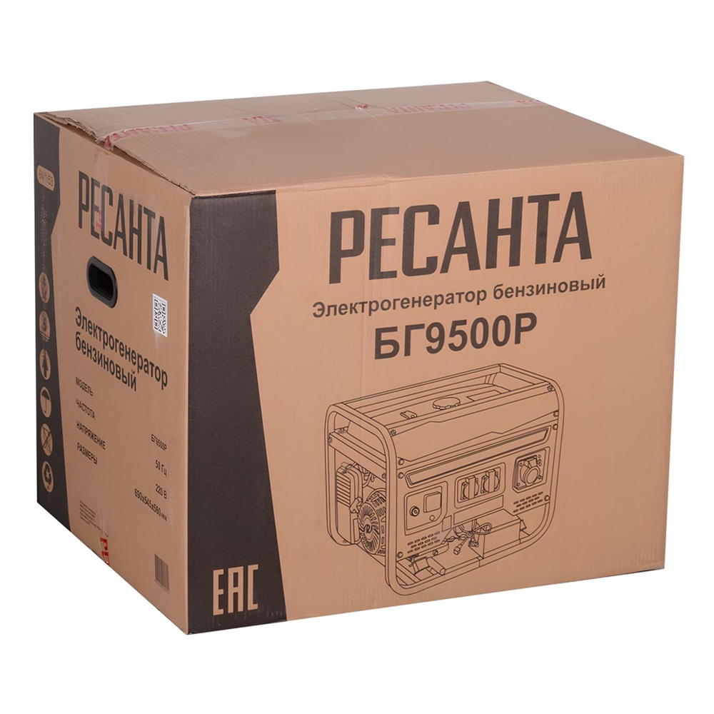 Генератор бензиновый Ресанта БГ 9500 Р 8кВт