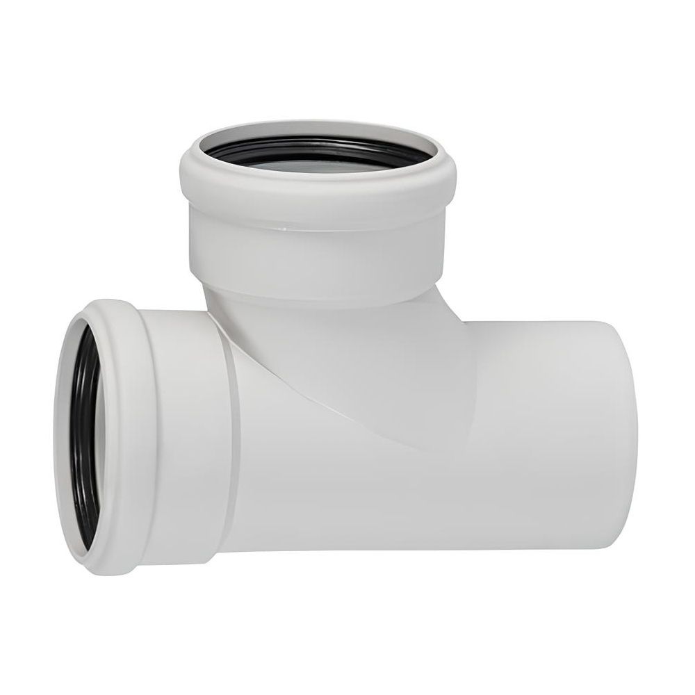 Тройник малошумной канализации 50х50 мм 87° Elite
