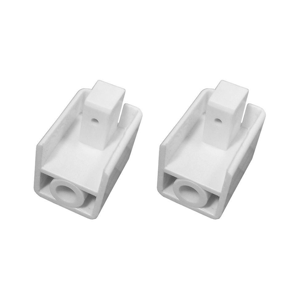 Заглушка торцевая однорядного усиленного профиля белый 2 шт арт.240413