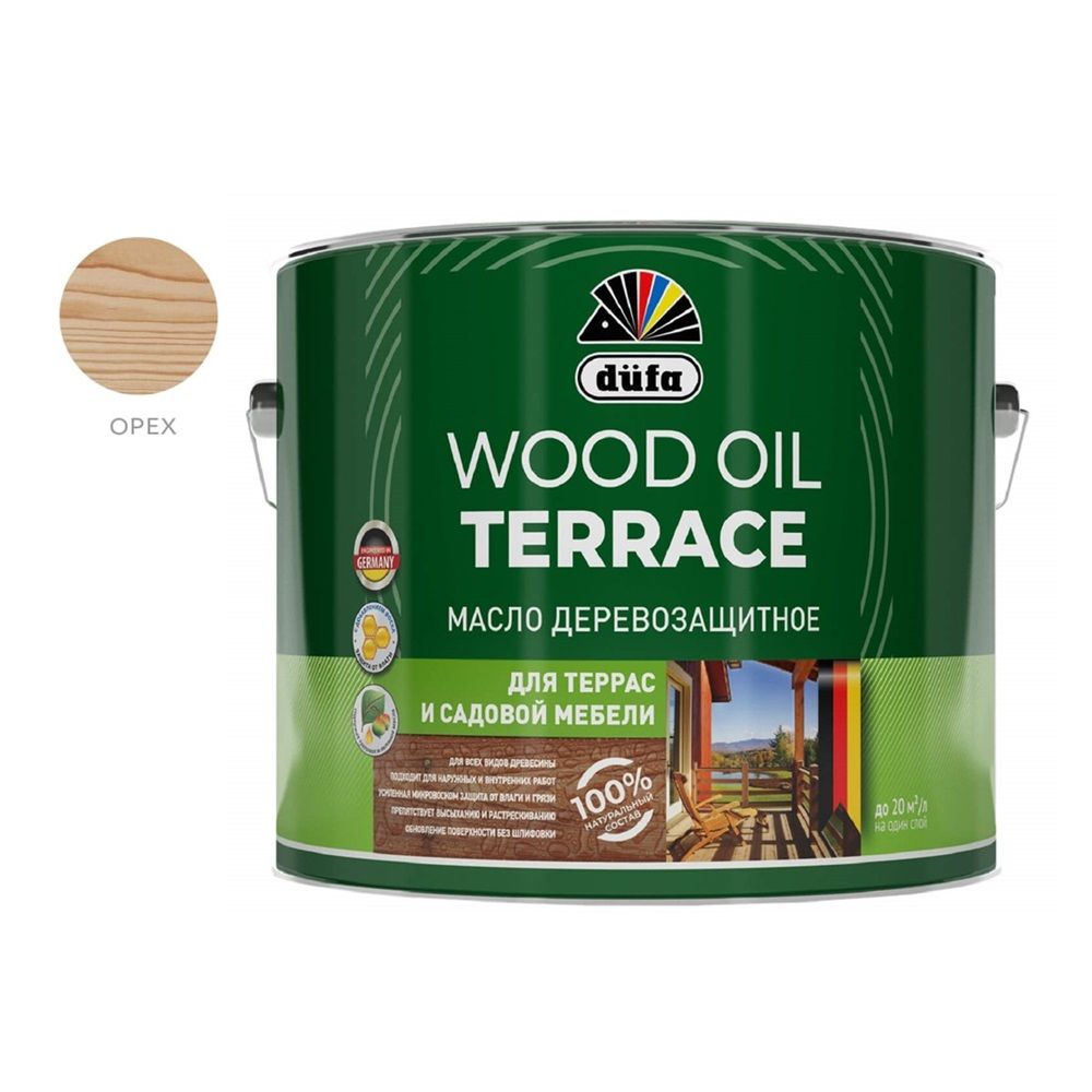 Масло для дерева Dufa Wood Oil Terraсe орех 2 л