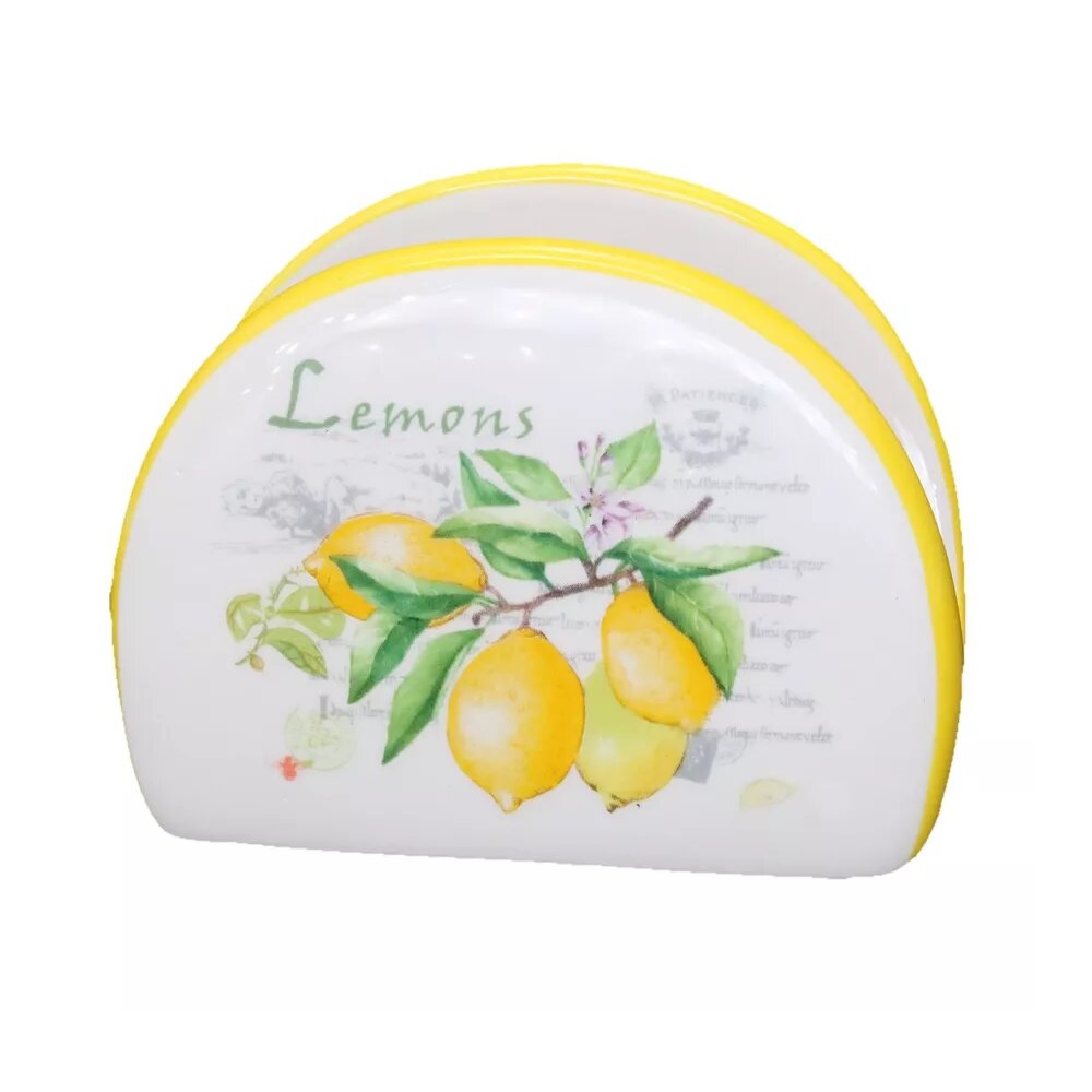 Салфетница Лимоны 11х8,5х5 см