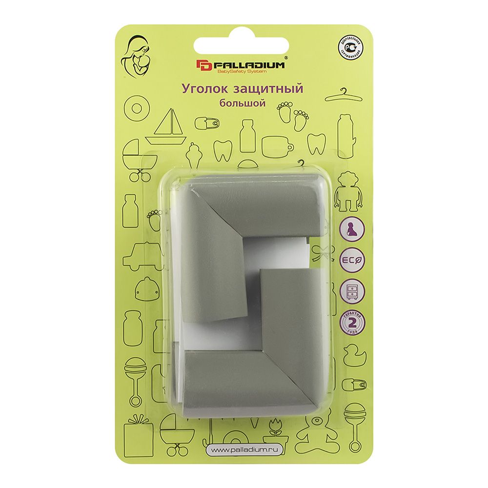 Уголок защитный BS 46.27 PALLADIUM большой серый
