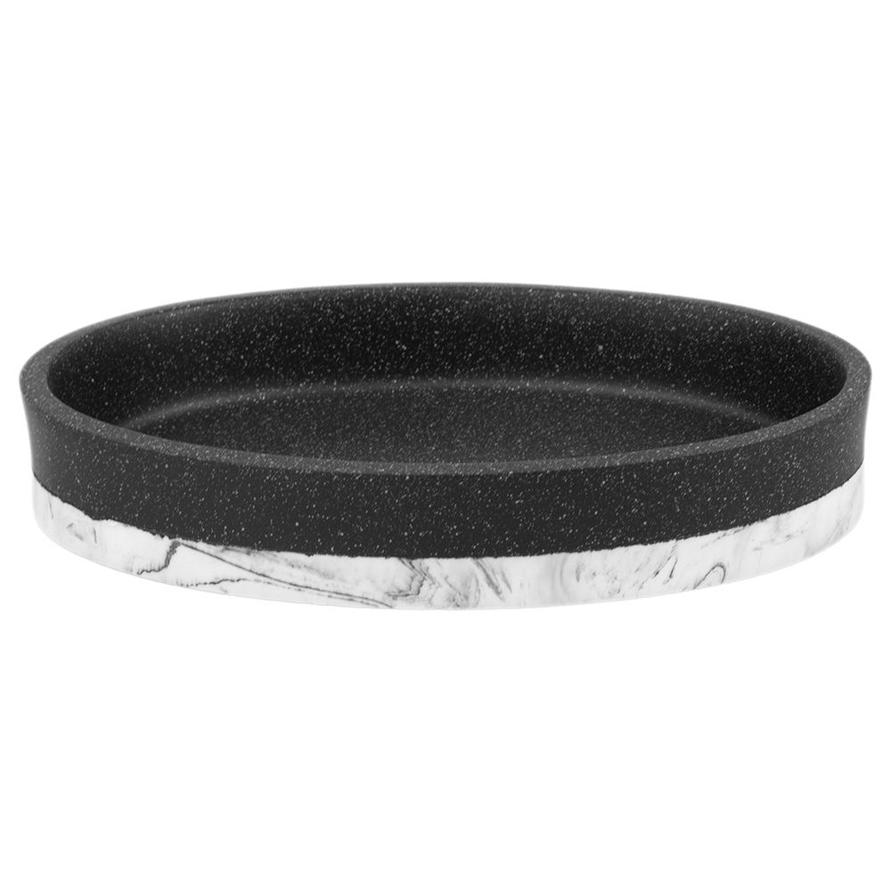 Мыльница Ever белая с черным