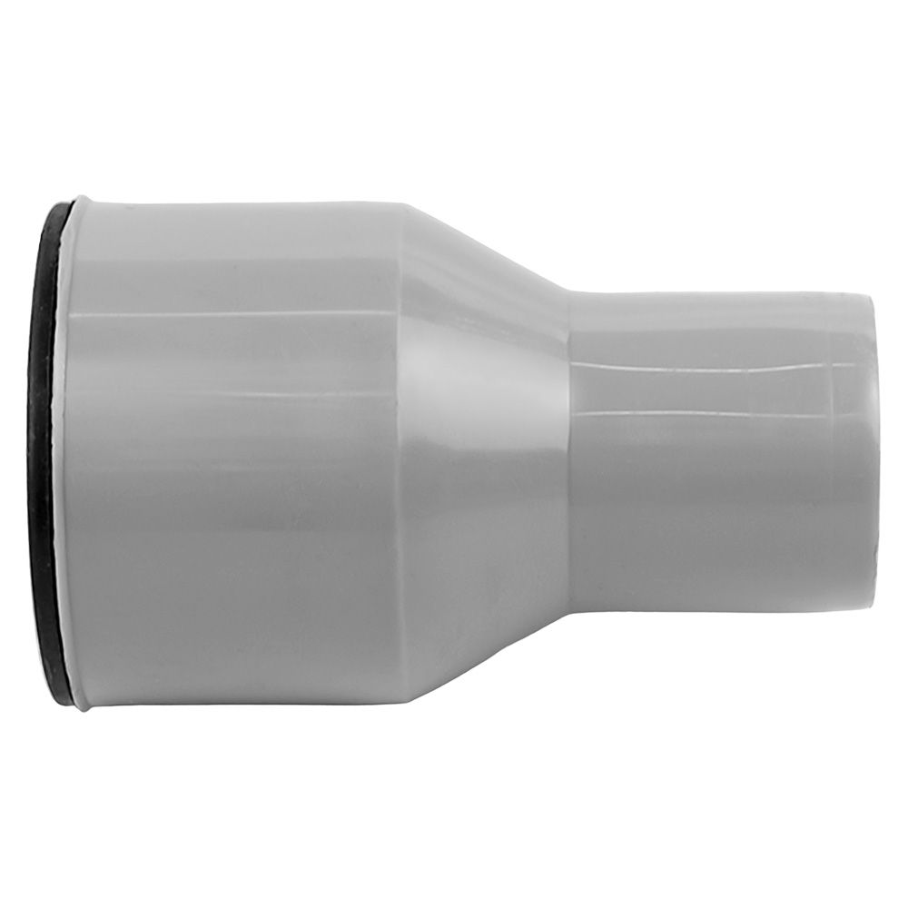 Переход с чугуна на пластик в комплекте с манжеткой 75х50 мм