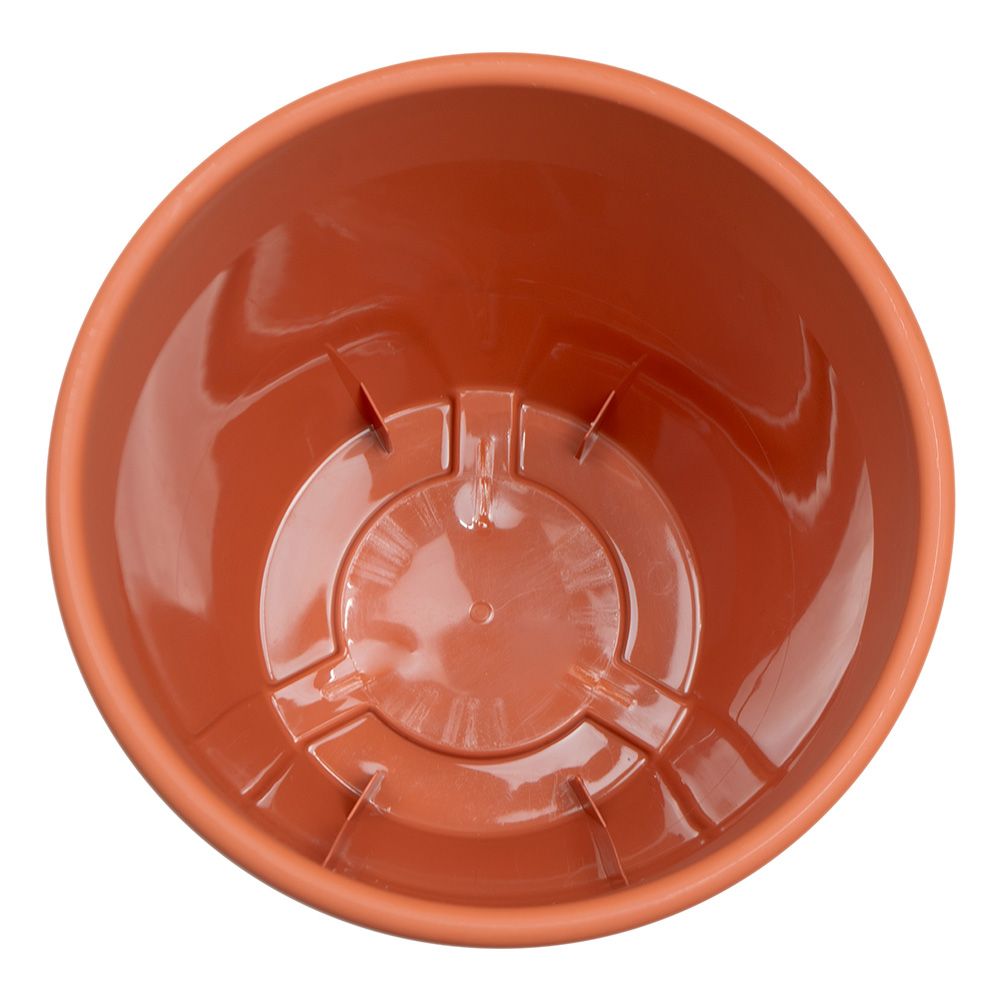 Горшок цветочный Афина коричневый 1,1 л