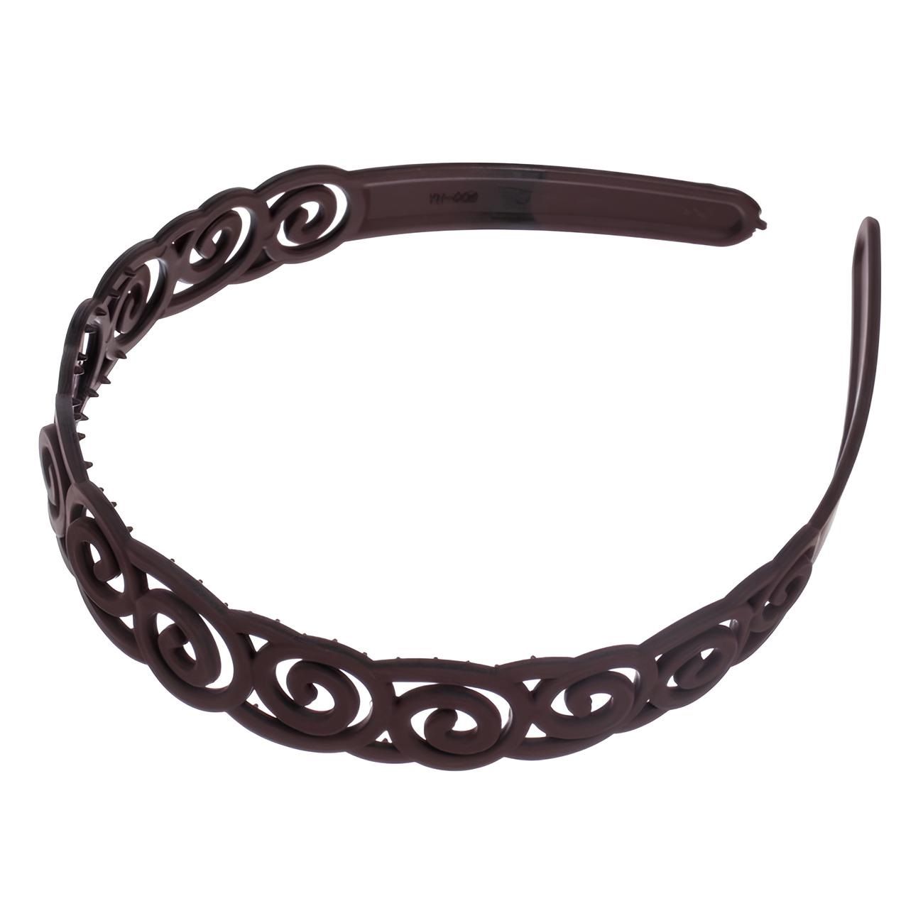 Ободок для волос Province-Emily вензеля пластиковый 2,5 см