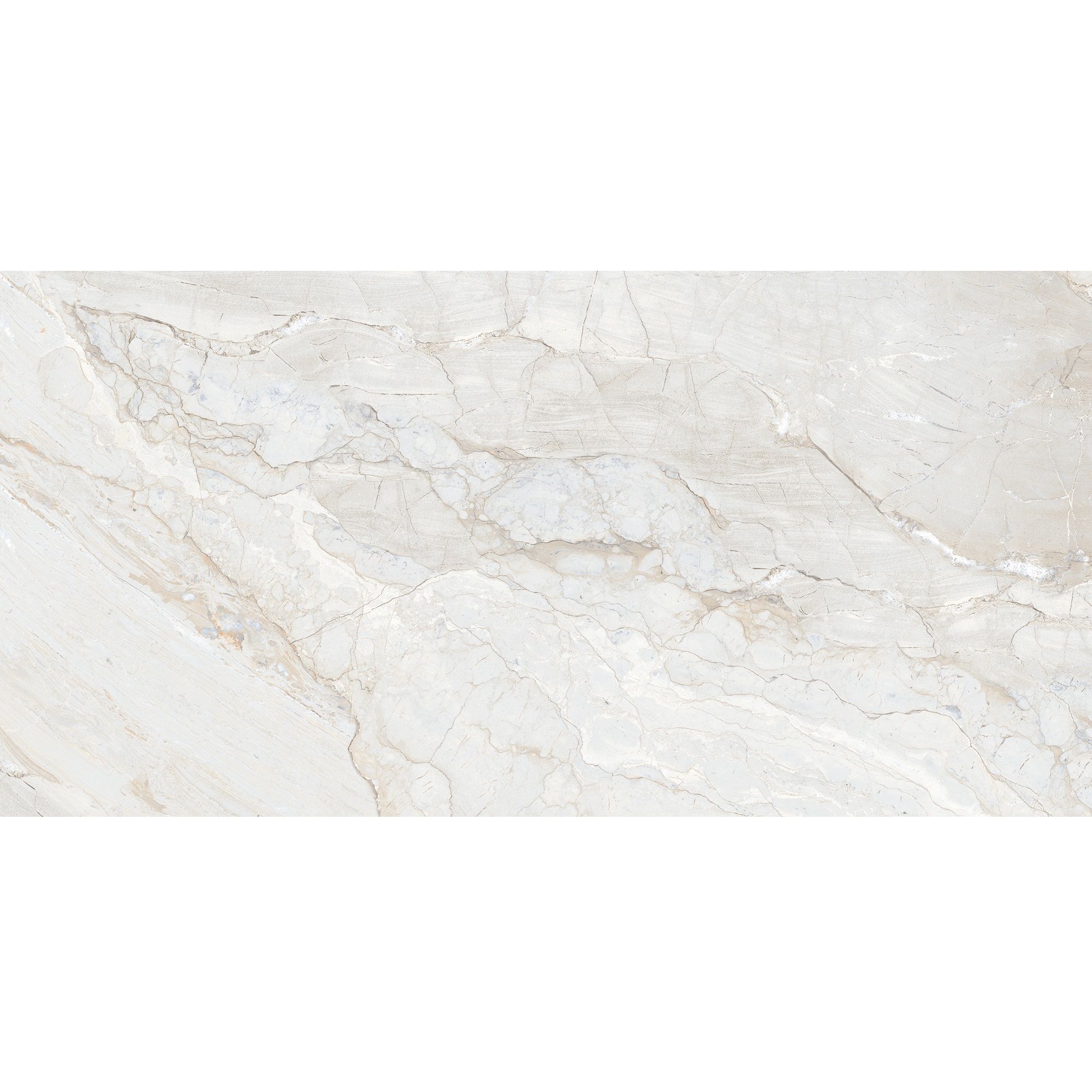 Керамогранит Realistik Sofia White Glossy 60x120 см белый 1,44 м2
