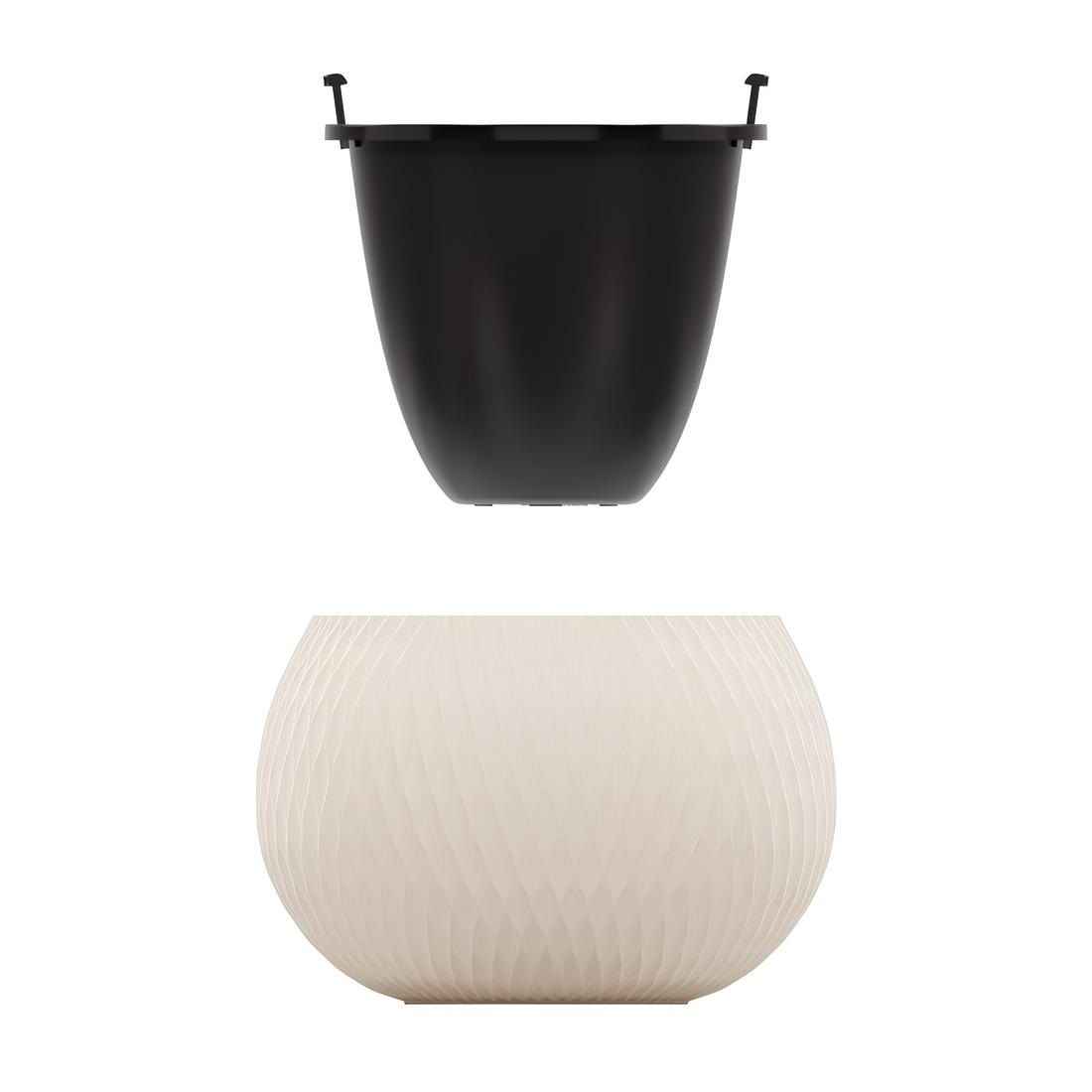 Кашпо Жемчужина бежевый 4 л