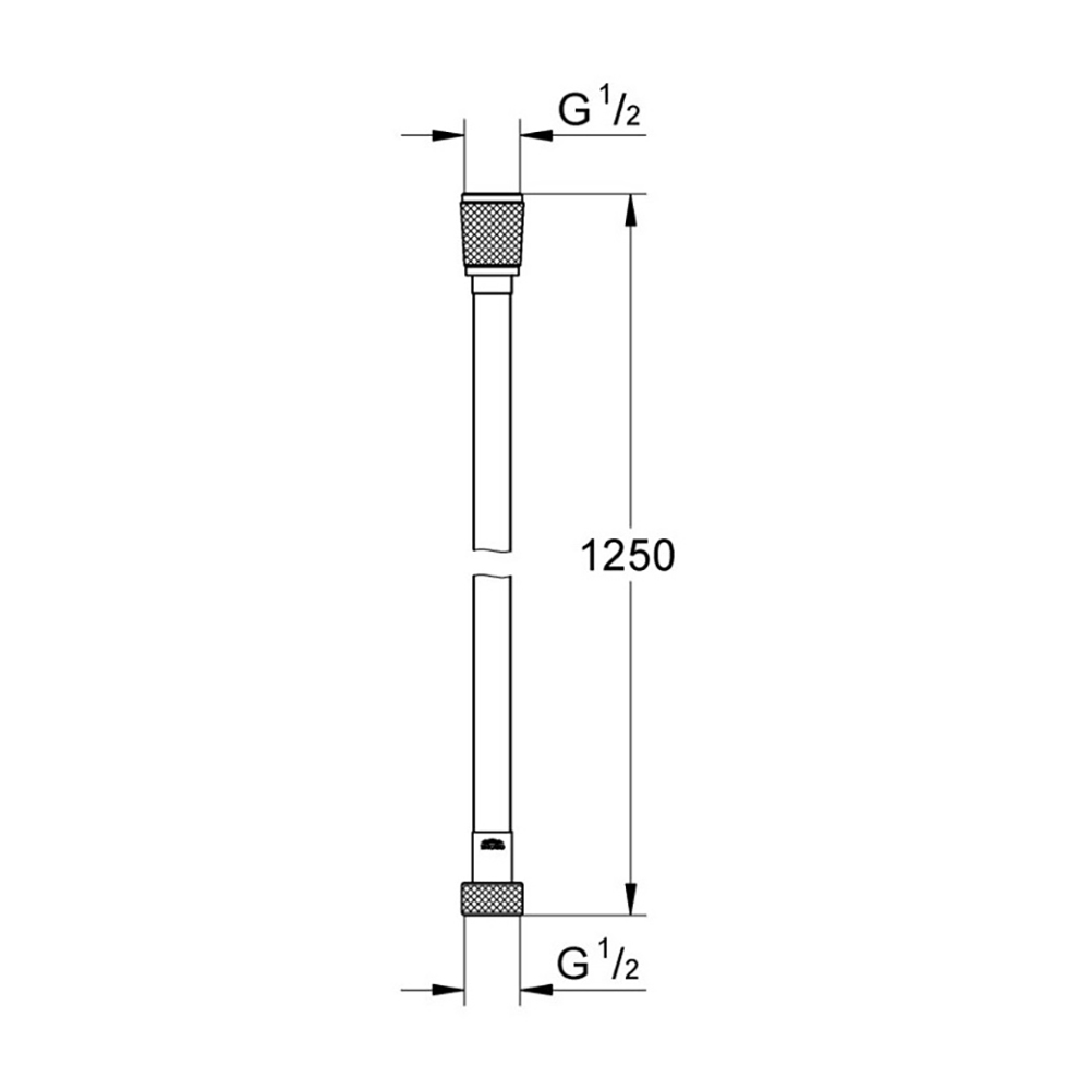Шланг для душа 1,25 м Grohe Silverflex 28362001