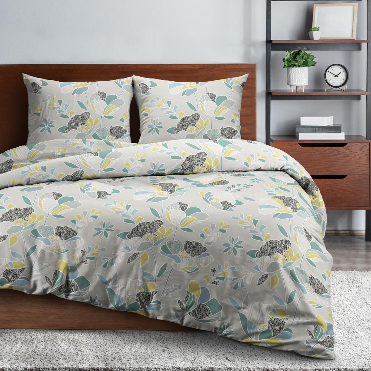 Белье постельное евро бязь Wenge Сloud flowers 24572-1/24600-31 70х70 см-2