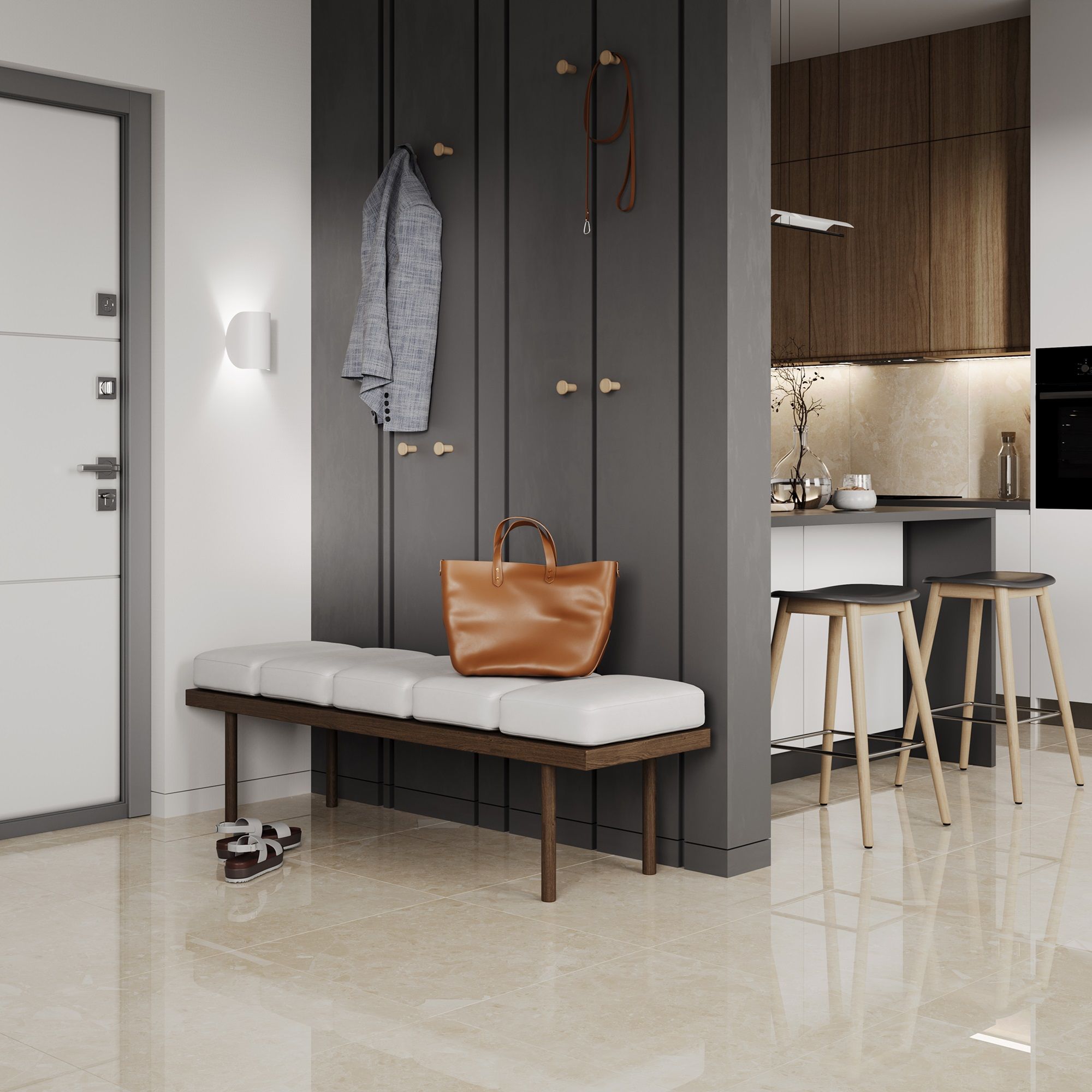 Керамогранит Ceradim Mramor Purple Beige 60х60 см бежевый полированный 1,44 м2