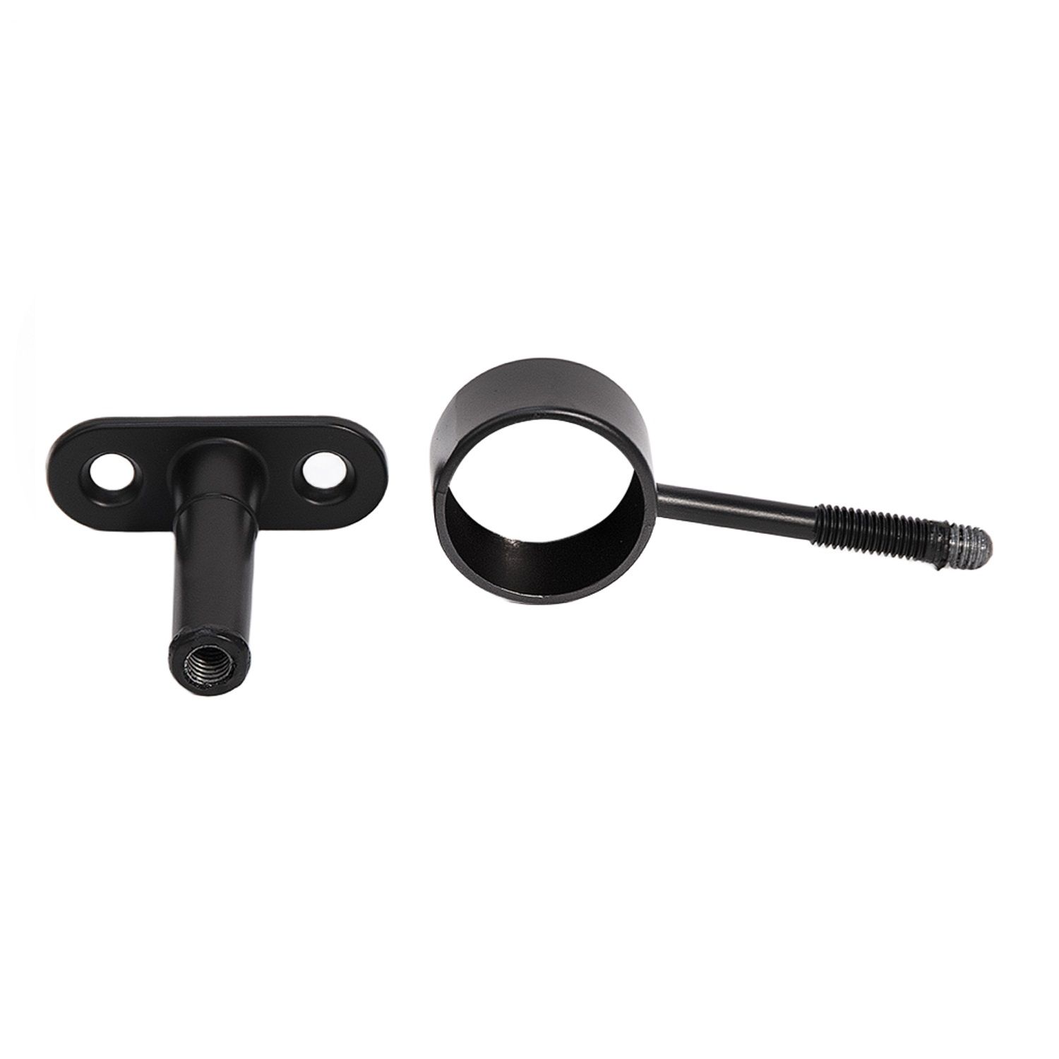 Держатель для трубы регулируемый проходной d25 мм Palladium JF-72 черный