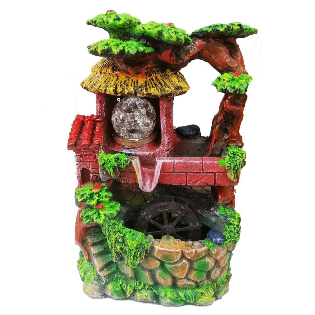 Фонтан декоративный 25х21х13 см с шаром 2024-7005