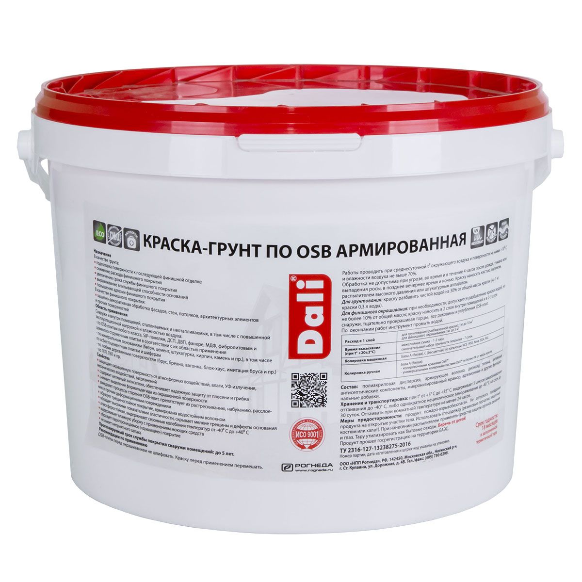Краска-грунт по OSB "DALI" армированная (база А) - 12 кг
