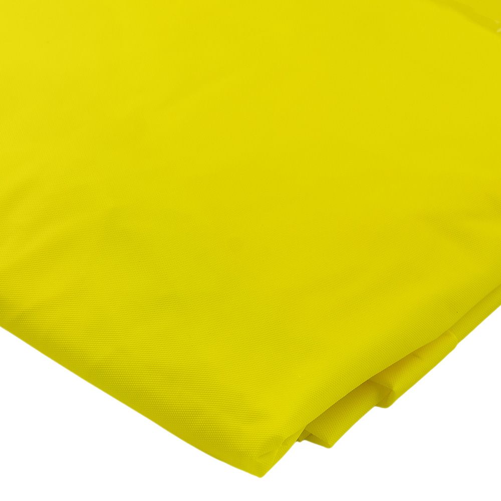 Дождевик-плащ сверхпрочный с капюшоном на кнопках желтый 150 мкм Komfi