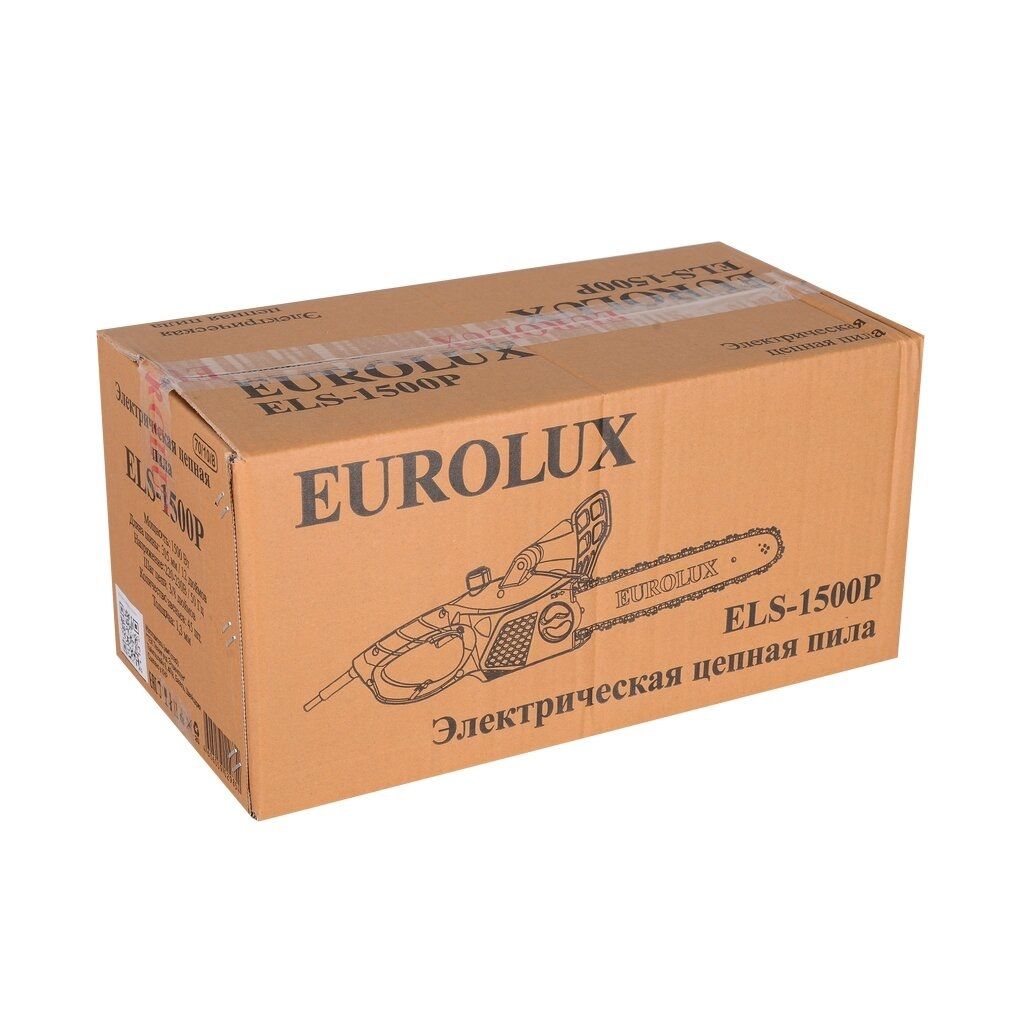 Пила цепная электрическая Eurolux ELS-1500P 1500 Вт шина 12"/30,5 см