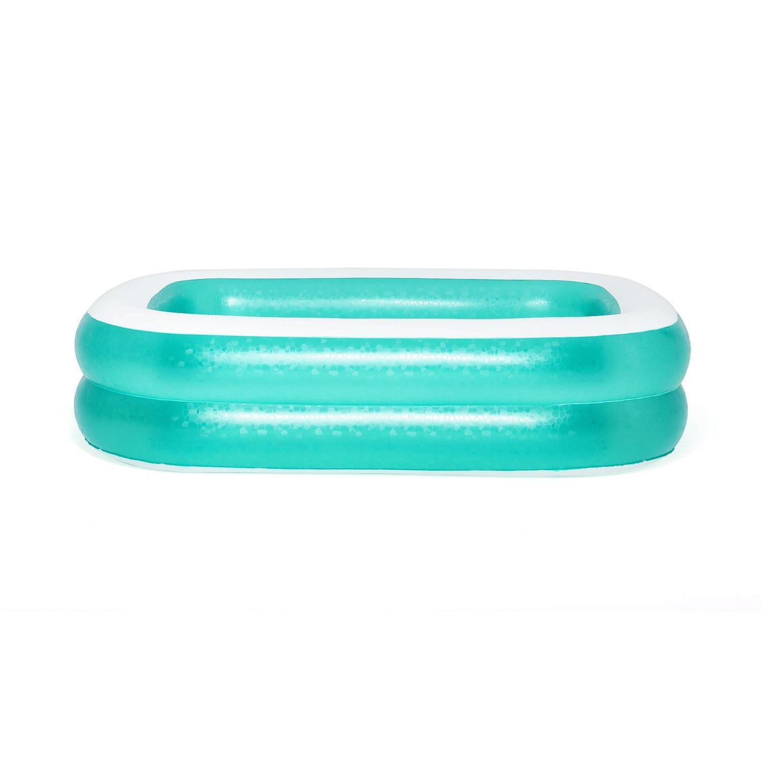 Бассейн детский надувной 201х150х51 см 450 л Bestway Blue Rectangular Family 54005
