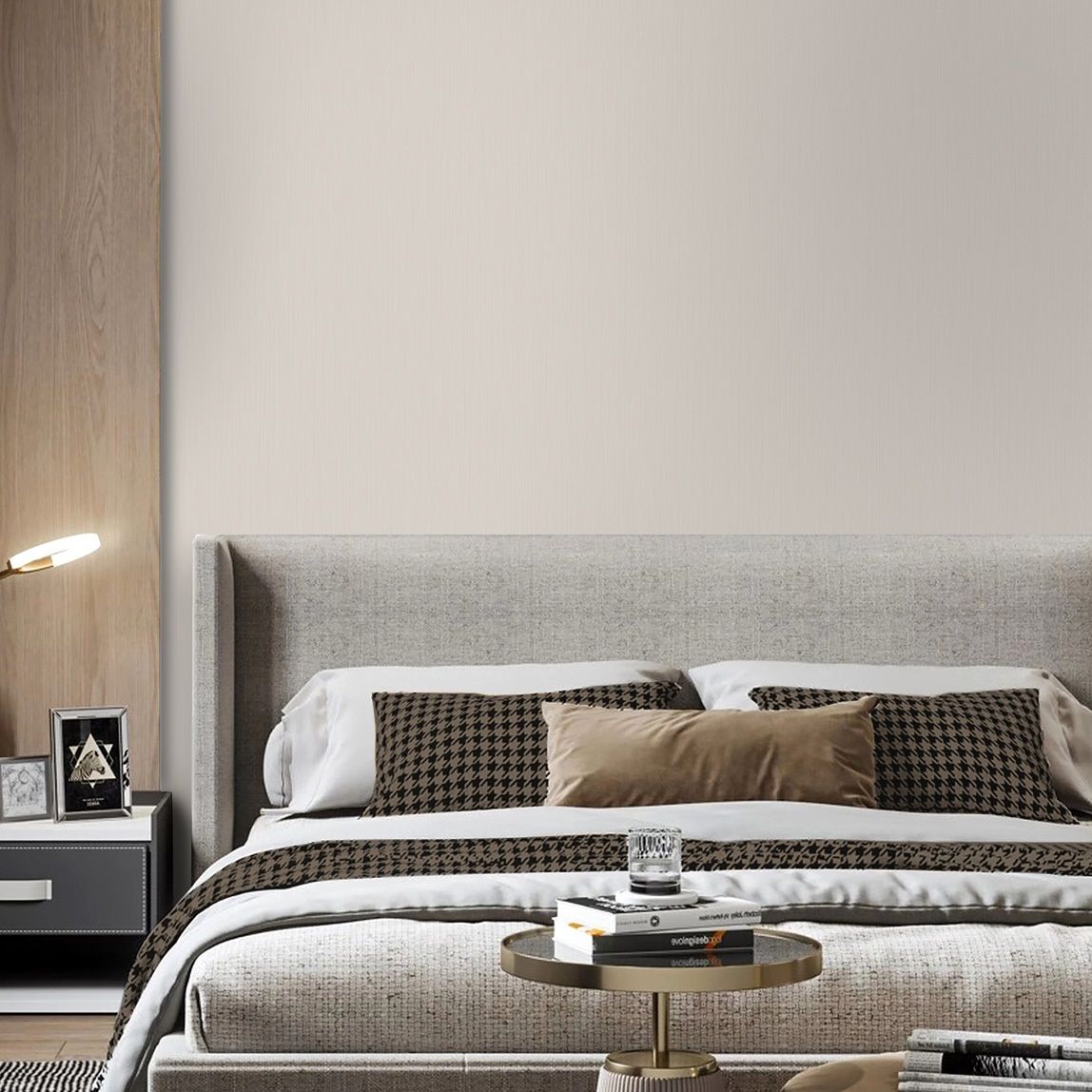 Обои WallSecret Singapur 9082-14 пудровые однотонные 1,06х10,05 м