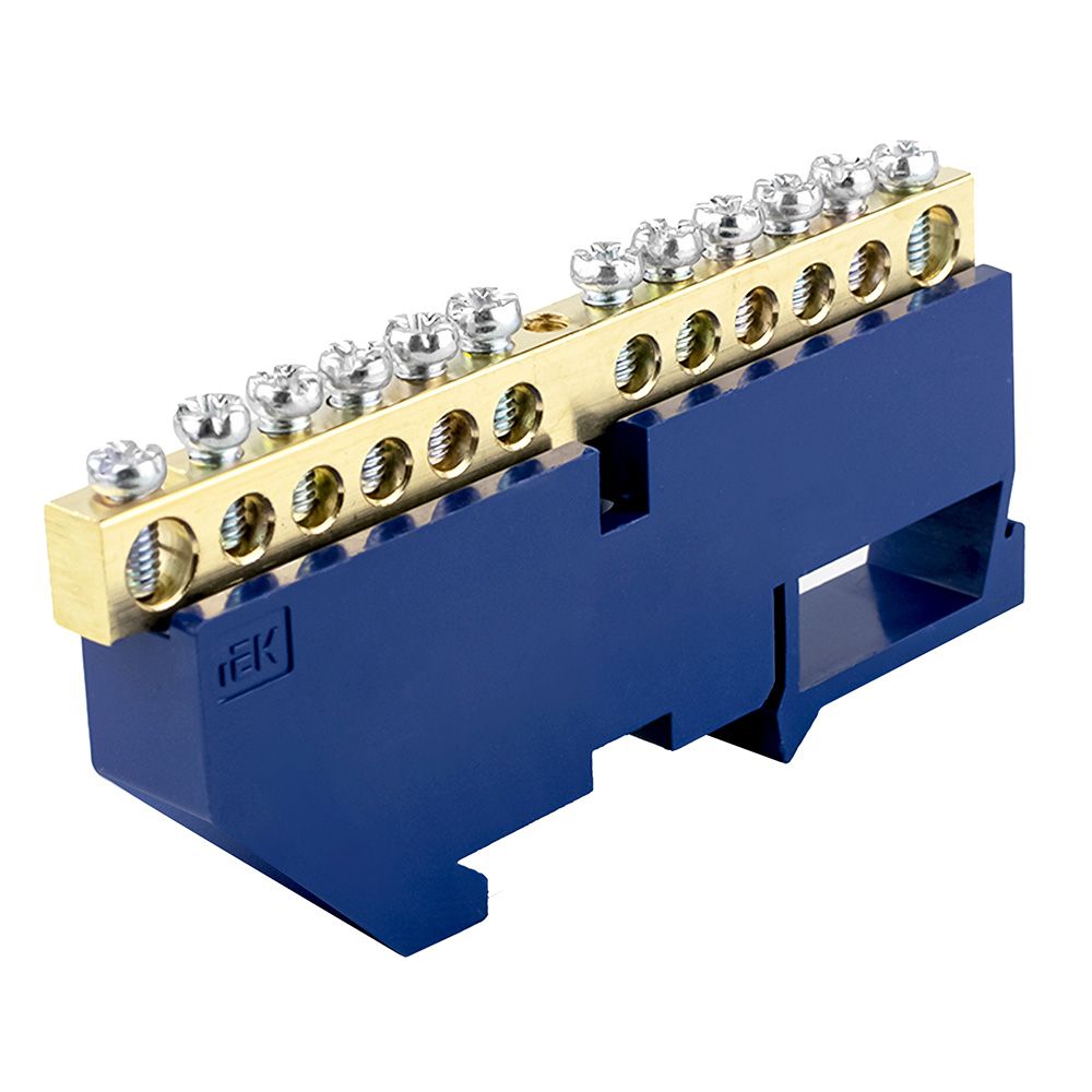 ШИНА  нулевая на DIN-изол ШНИ-6*9-12-Д-С ИЭК