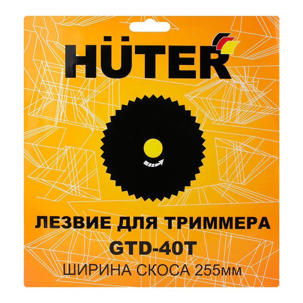 Нож для триммера 255х25,4 мм 40 лопастей Huter GTD-40T
