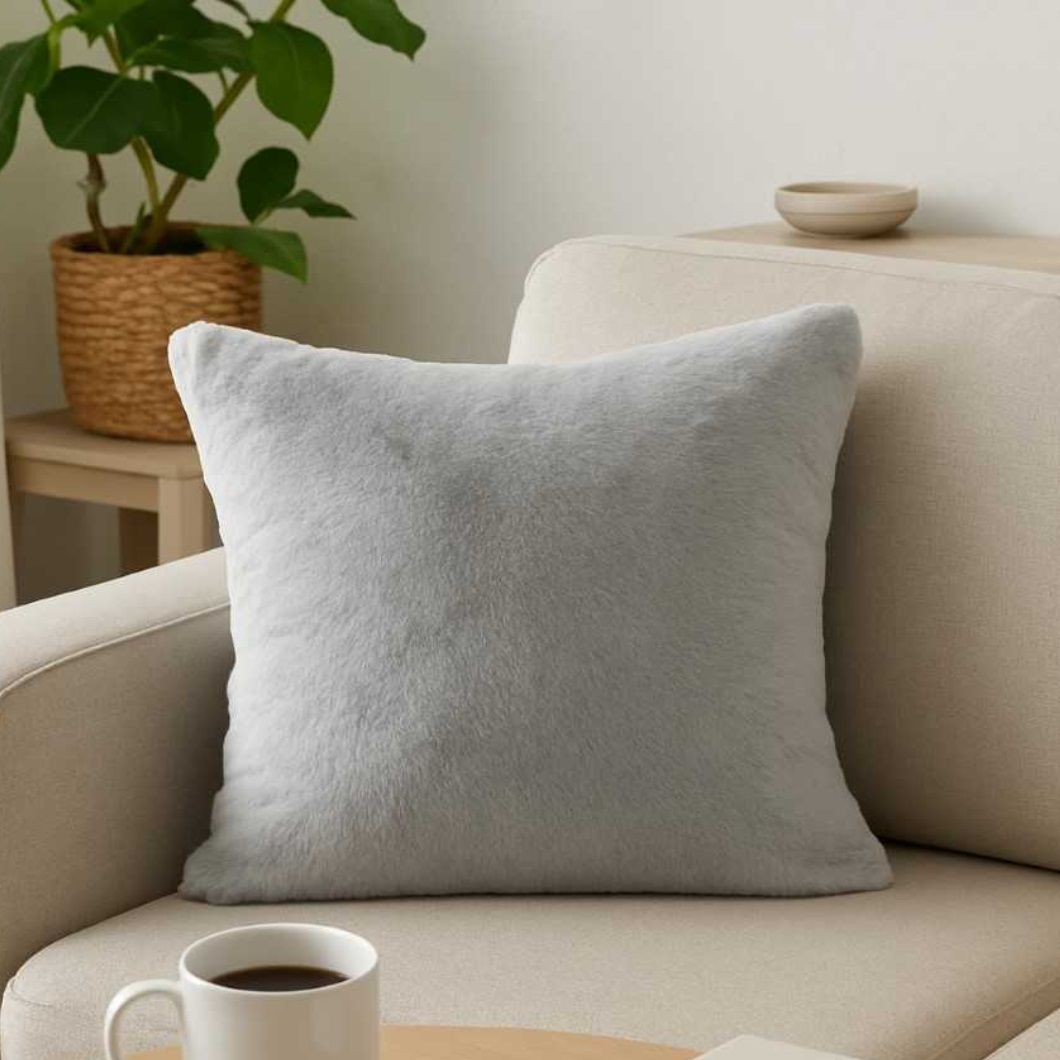 Подушка декоративная DJC0143 45х45 см светло-серый