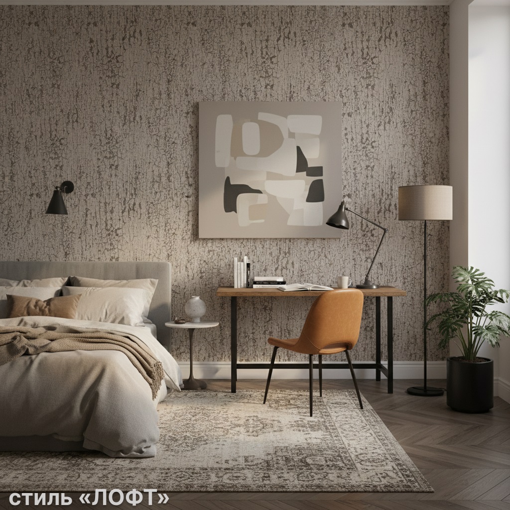 Обои Green Walls Кора С40 4116 05 дуб моховой абстракция 1,06х10,05 м