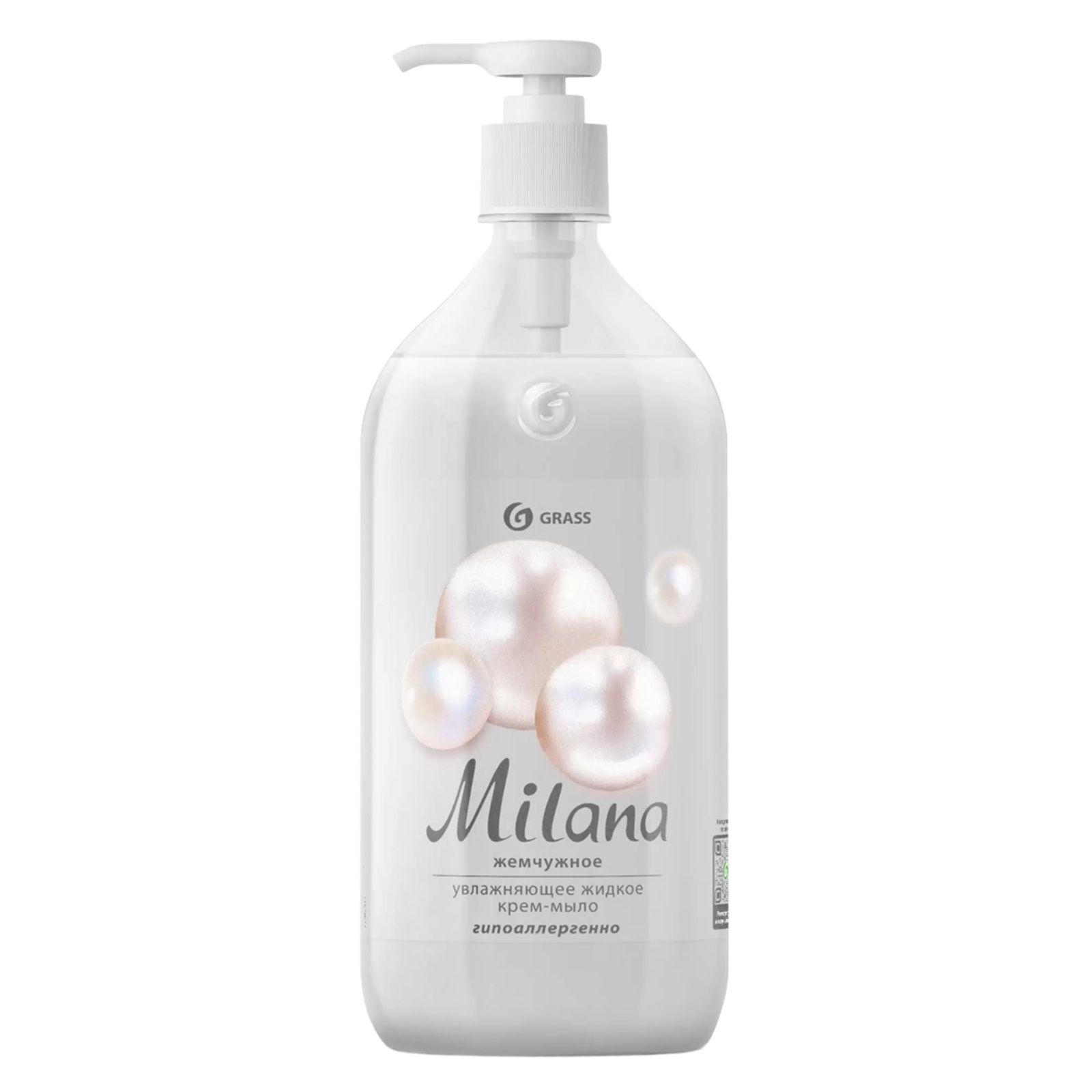 МЫЛО ЖИДКОЕ 1л жемчужное Milana