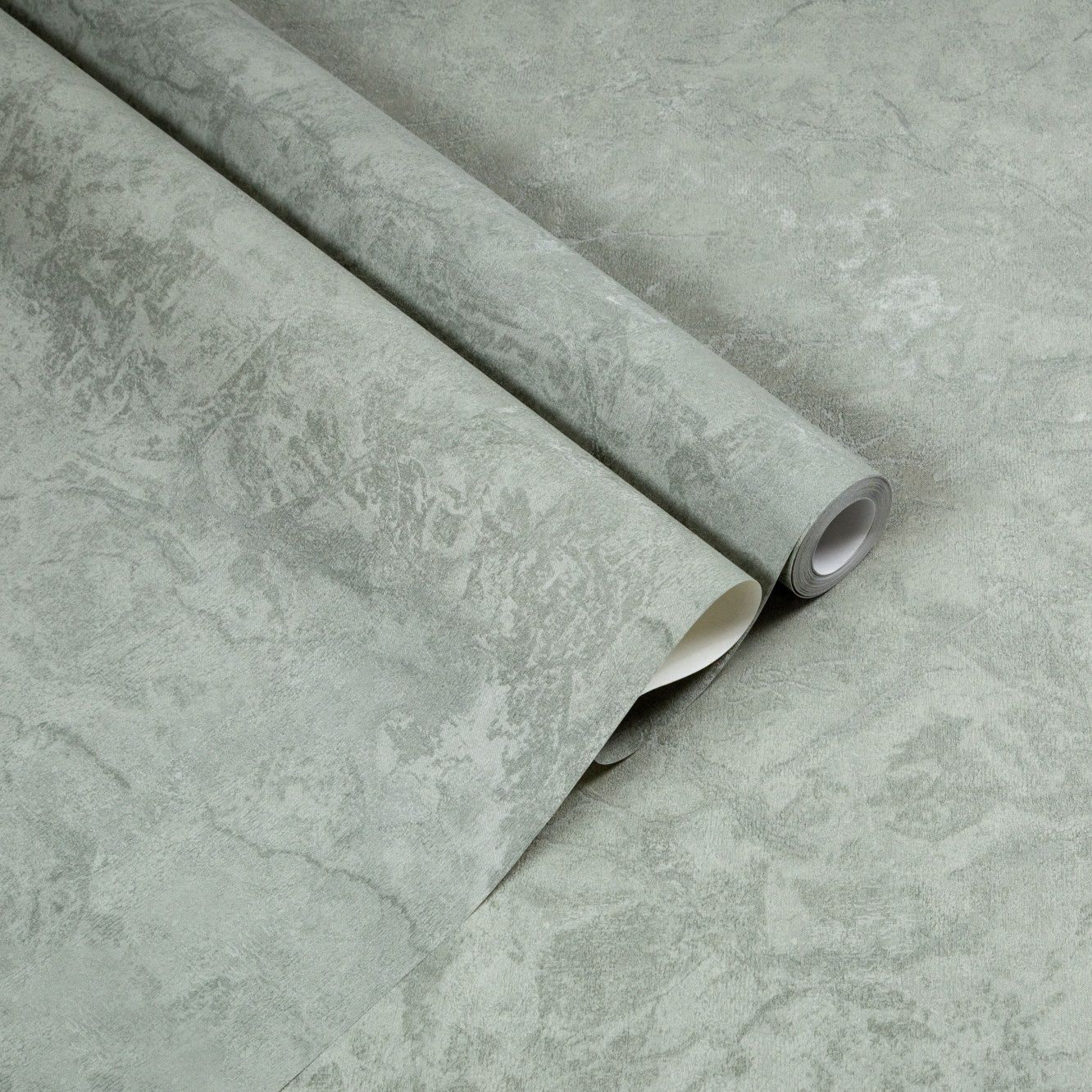 Обои Palitra Home Friburg HC72440-77 зеленые штукатурка 1,06х10,05 м