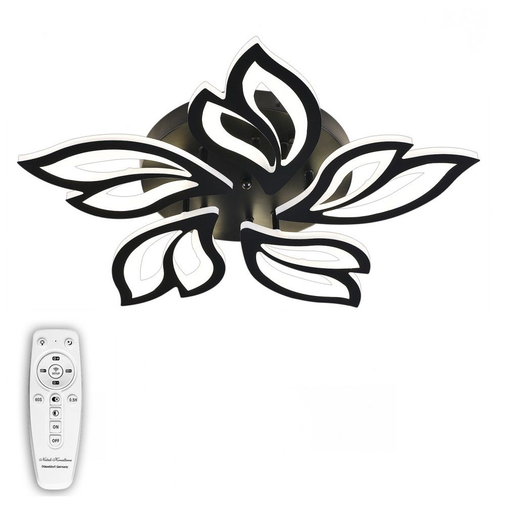 Светильник LED Decor Lite 5012 110Вт 3000-6000К 650х650 мм с пультом ДУ черный