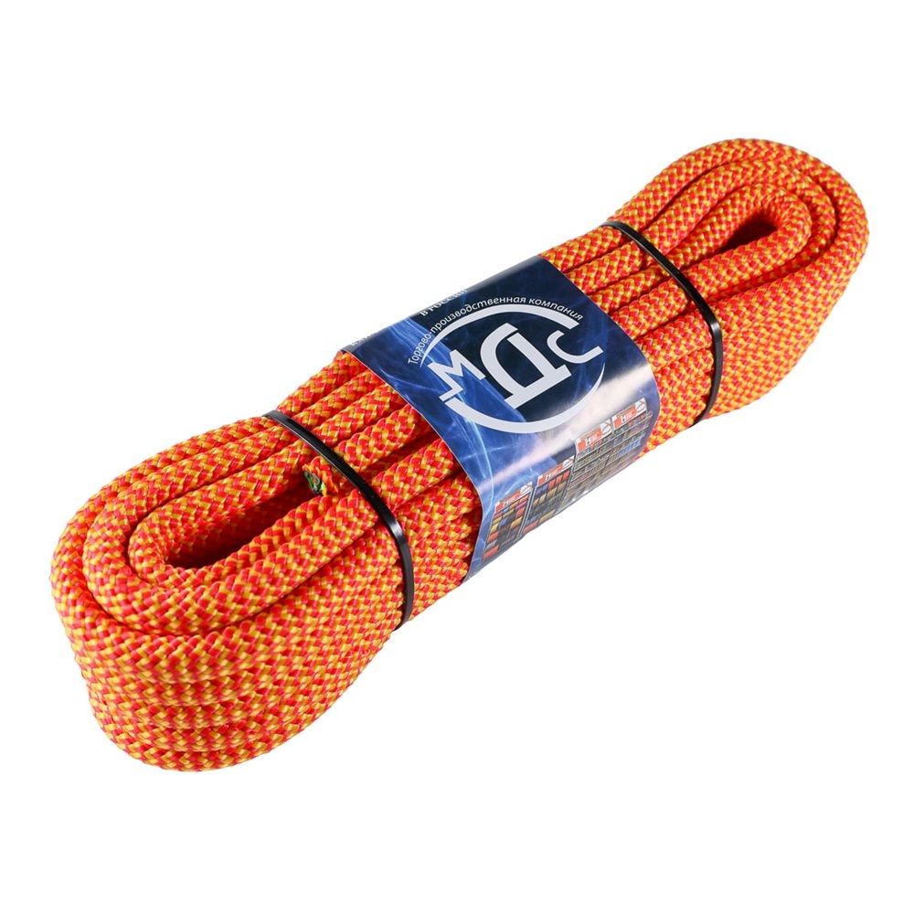 Канат полипропиленовый плетеный 36-прядный 12 мм 10 м