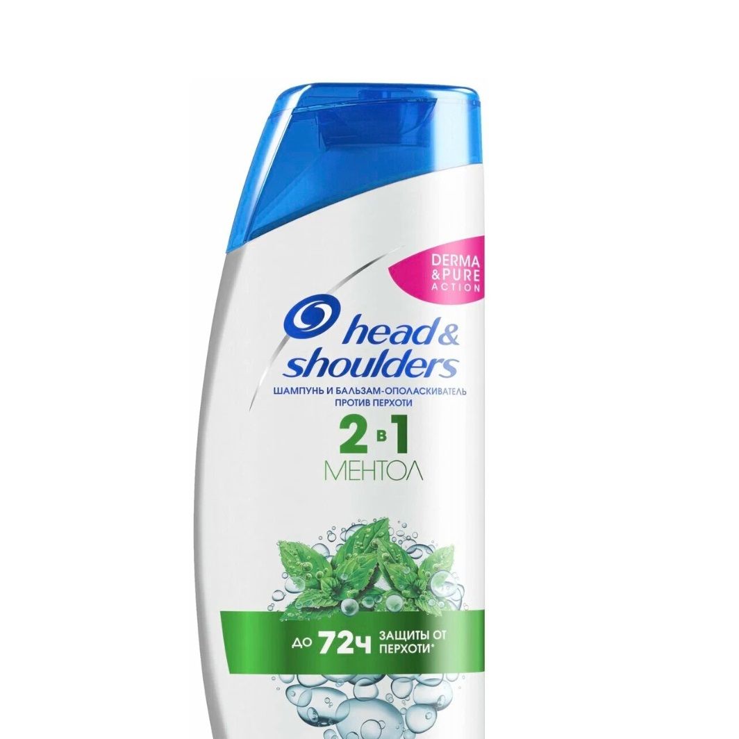 Шампунь для волос Хэд & Шолдерс ментол 2в1 400мл