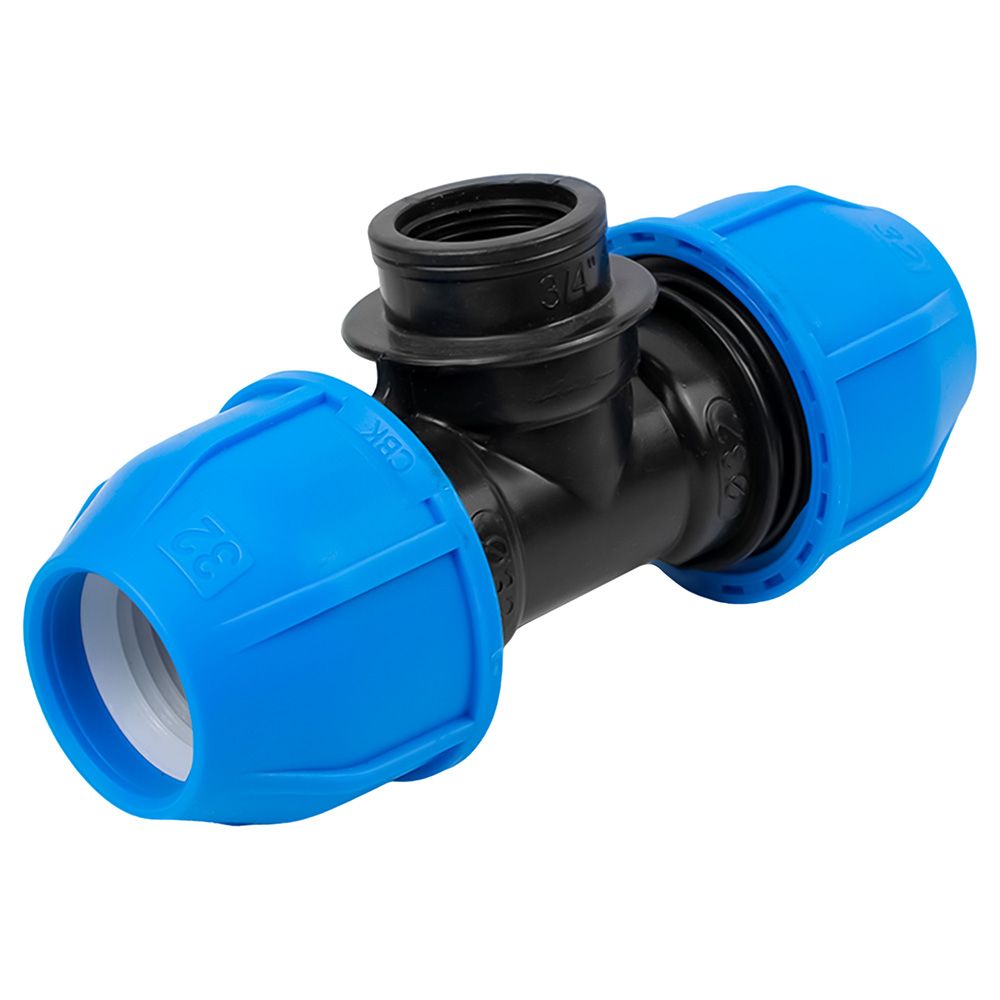 Тройник переходной ПЭ 32х32 мм х 3/4'' ВР ТПК-АКВА