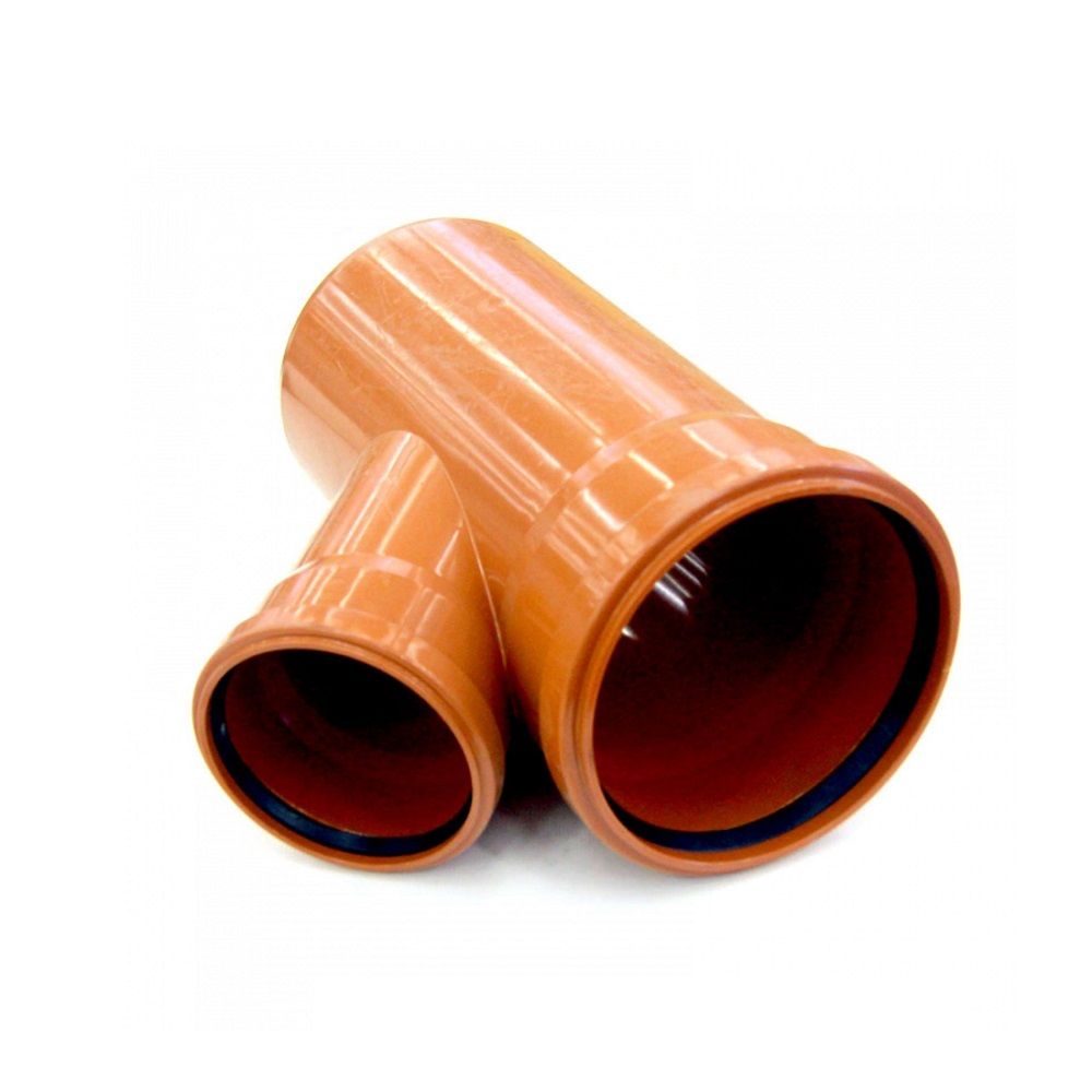 Тройник наружной канализации 160х110 мм 45°