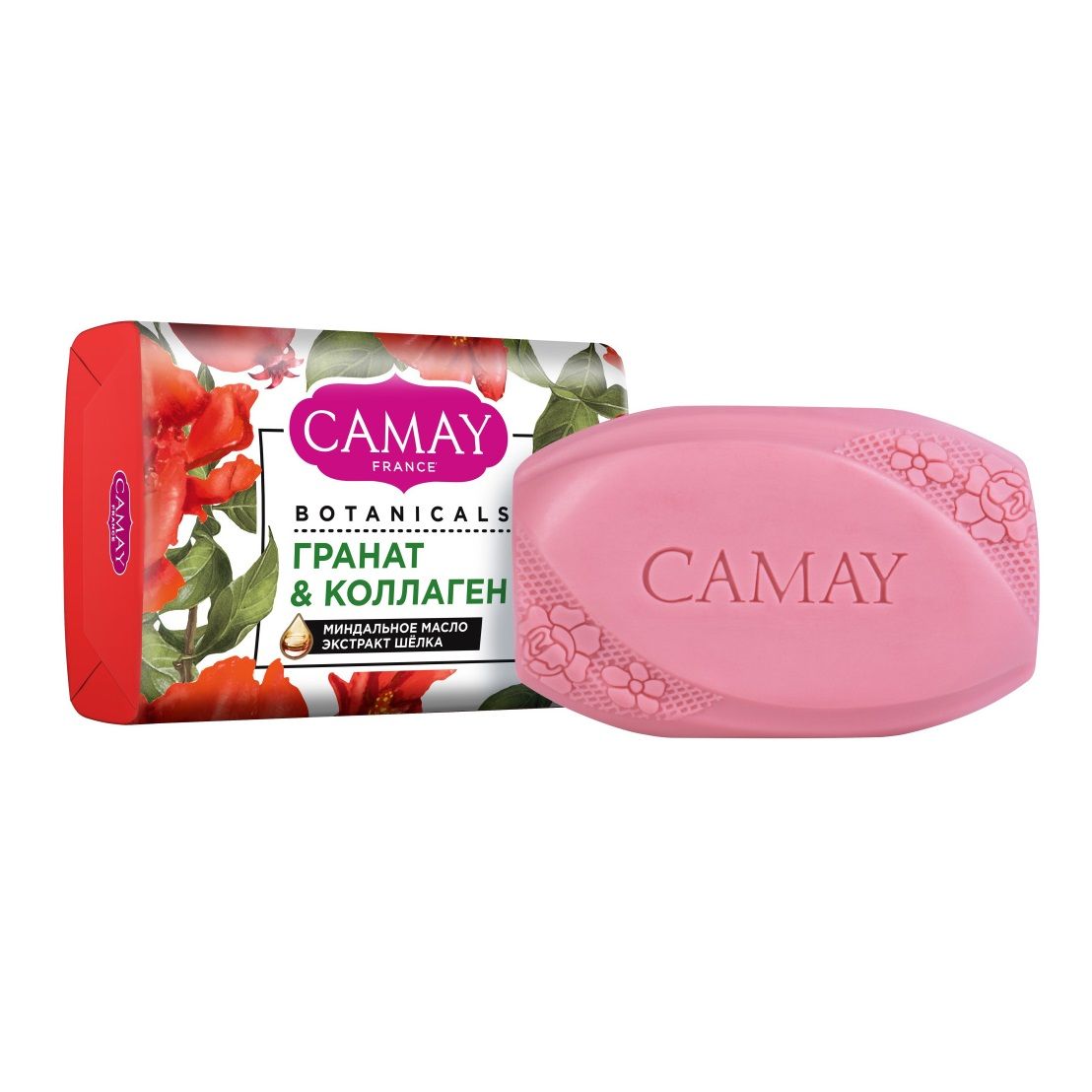 Мыло туалетное Камей Botanicals Гранат&Коллаген 85 г