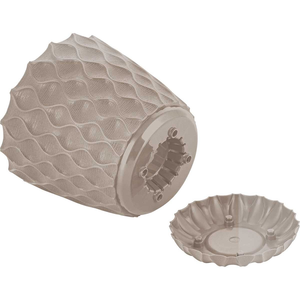 Горшок цветочный InGreen Wave Французский платан 14,5 см 1,4 л с дренажной сеткой и съемным поддоном