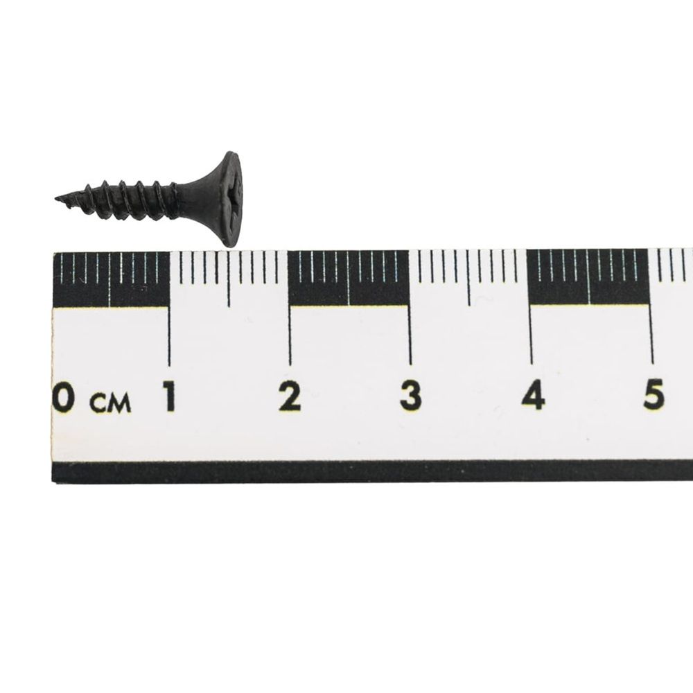 Саморез по металлу 3,5х16 мм черный вес