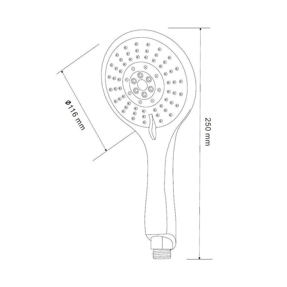 Лейка для душа Voda VSP855 5 режимов
