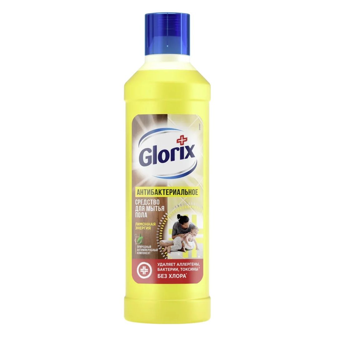 Средство для мытья пола Glorix Лимонная Энергия 1 л