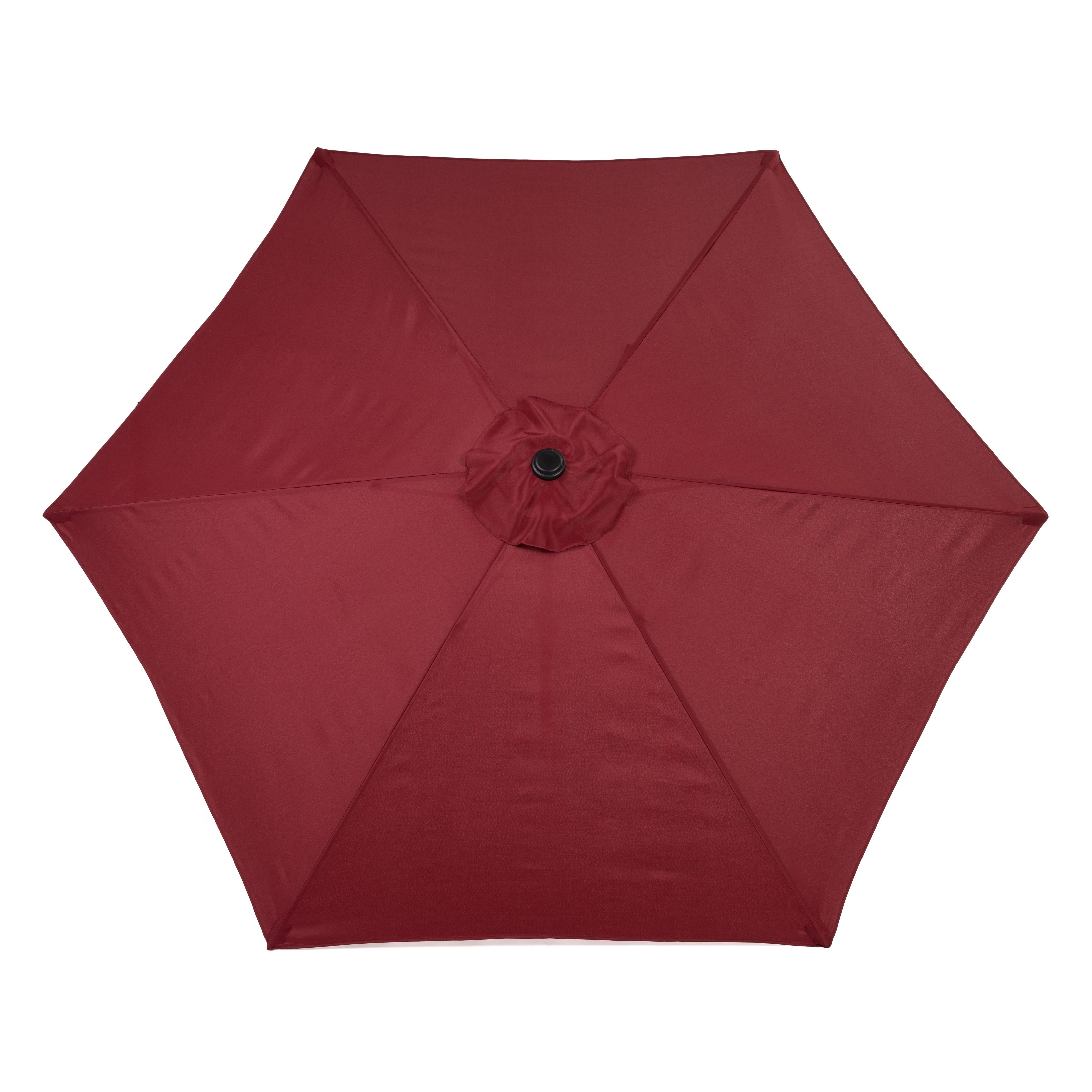 Зонт садовый Nolita d2,6 м h2,3 м с вентиляционным отверстием бордовый 10121-3161-2
