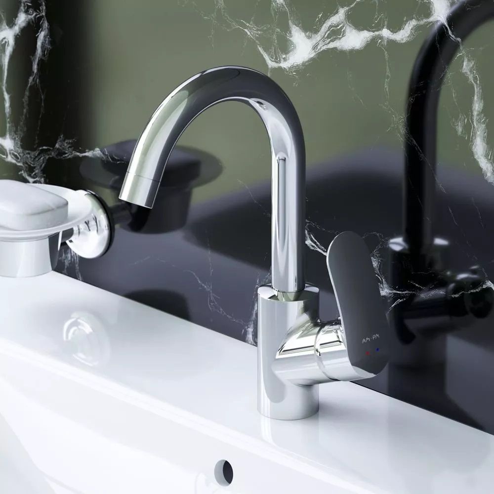 Смеситель для раковины AM.PM Like F8002700 однорычажный с поворотным изливом