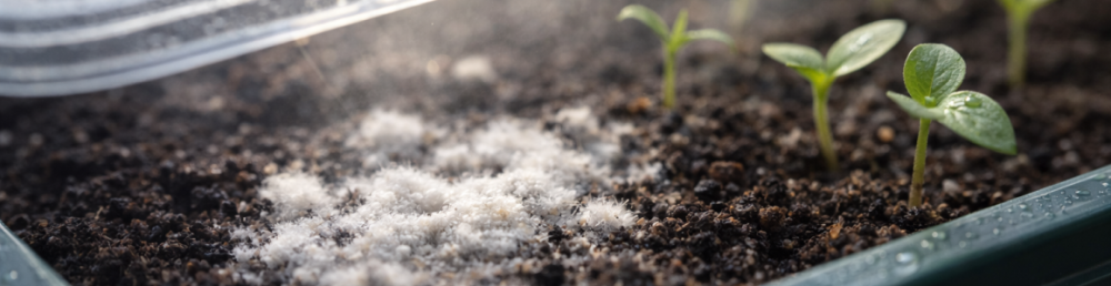 Почему белый налёт на земле в мини‑парнике появляется – контроль влажности и парниковый эффект