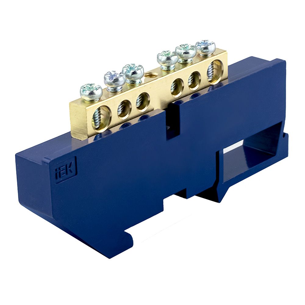 ШИНА  нулевая на DIN-изол ШНИ-6*9-6-Д-С ИЭК