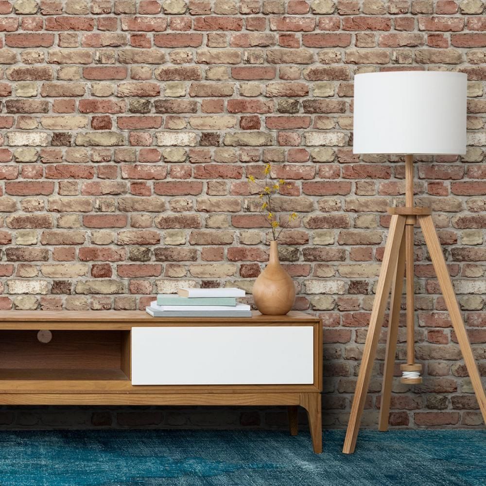 Обои TM Decolor Палермо С6 Д886 гр 2 02 коричневые кирпич 0,53х10,05 м