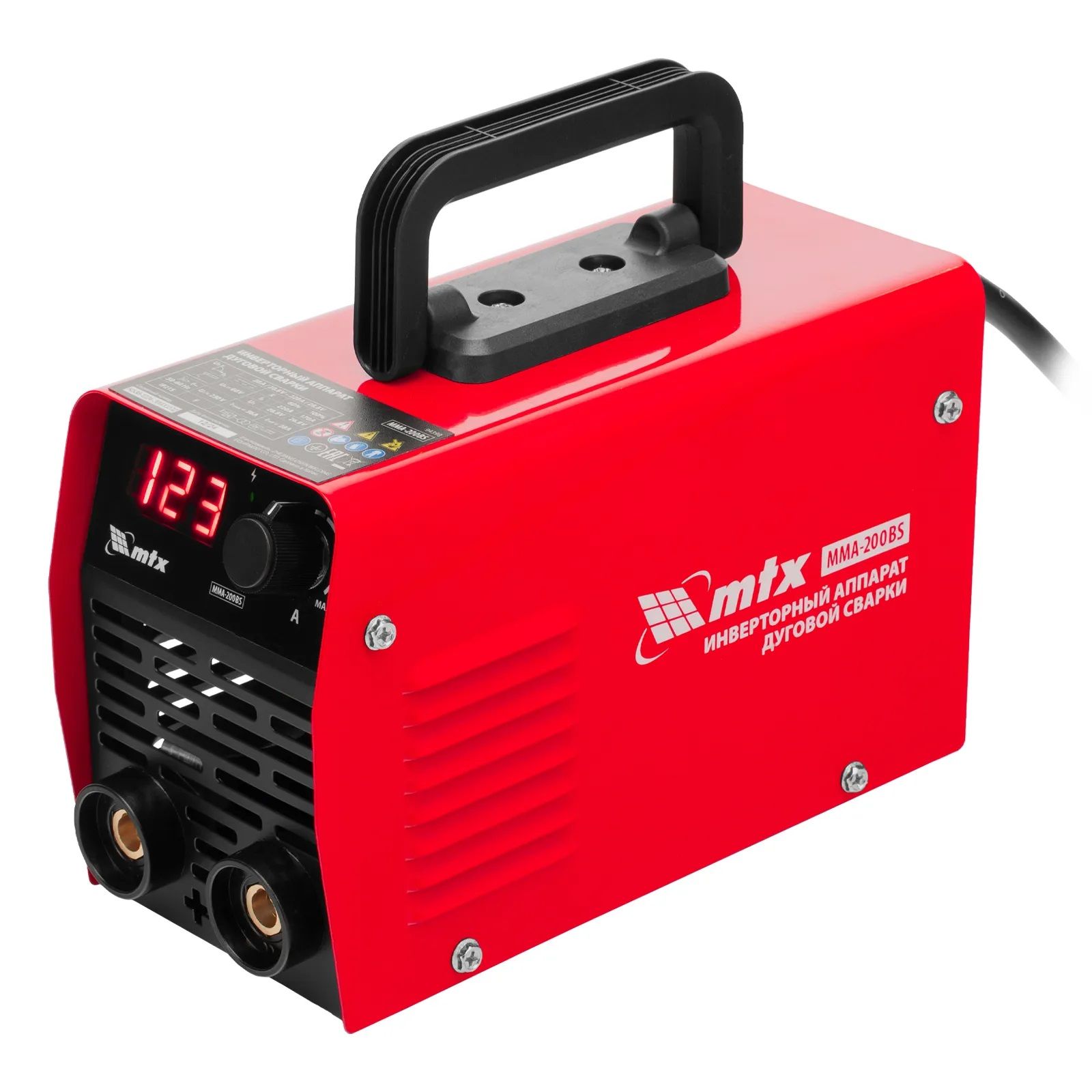 Сварочный аппарат инверторный MTX MMA-200BS 6,5кВт